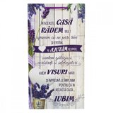 Tablou decorativ Regulile Casei, design lavanda